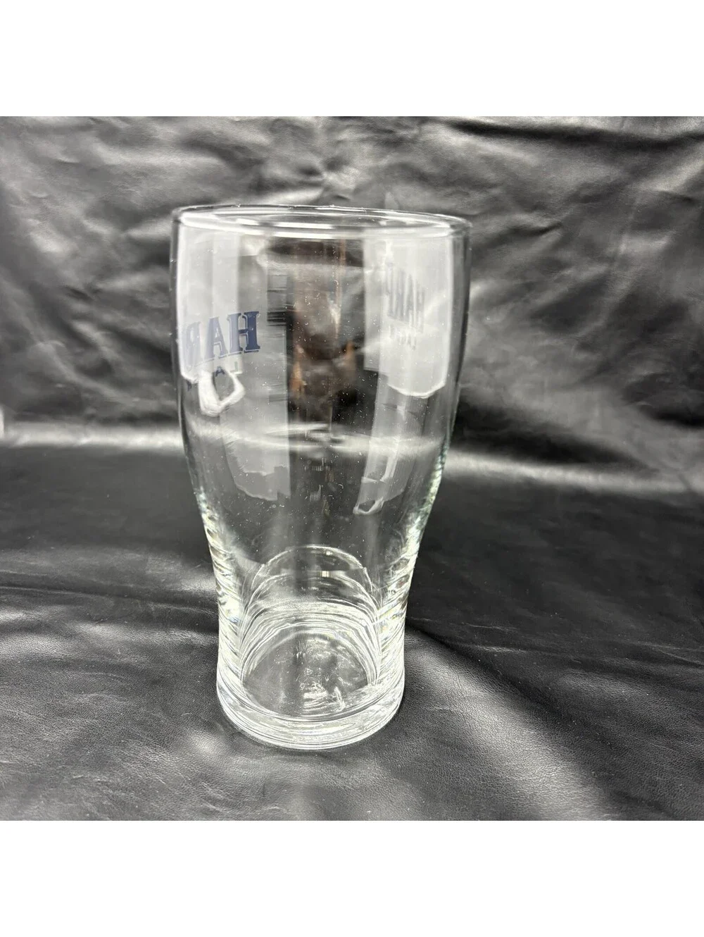 Harp Lager Beer Glass Clear Glass With Logo 18oz